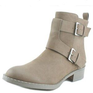 Gentle Souls leather Best Of moto boot in mushroom - size 7.5